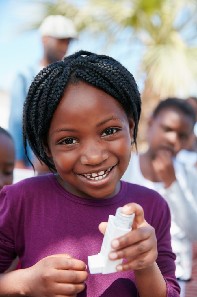 Ensure your child consistently follows prescribed medication routines, including preventive inhalers or allergy medications.